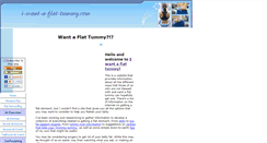 Desktop Screenshot of i-want-a-flat-tummy.com