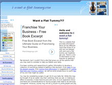 Tablet Screenshot of i-want-a-flat-tummy.com